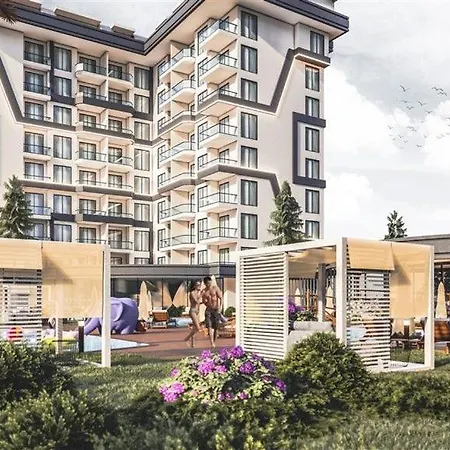 Sifir Muhtesem Havuzlu Aileye Oezel 1e1 Rezidans 公寓式酒店