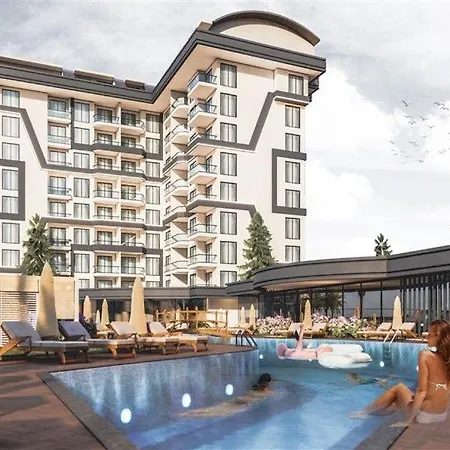 Sifir Muhtesem Havuzlu Aileye Oezel 1e1 Rezidans Aparthotel Alanya